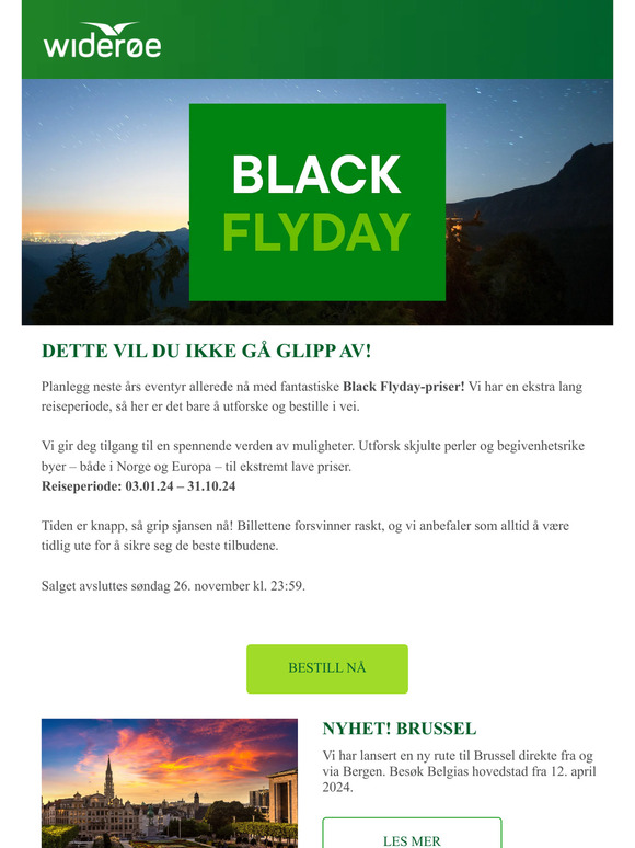 Black Flyday-salget starter nå! 🚀🖤