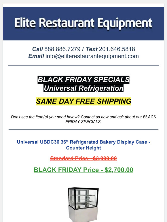 BLACK FRIDAY SPECIALS🍗😍
