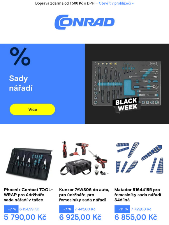 BLACK WEEK | Neztrácejte čas a využijte příležitost!