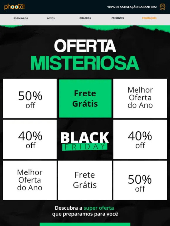 Phooto: (1) Oferta Misteriosa BLACK foi LIBERADA 👀 Abra e Descubra ...