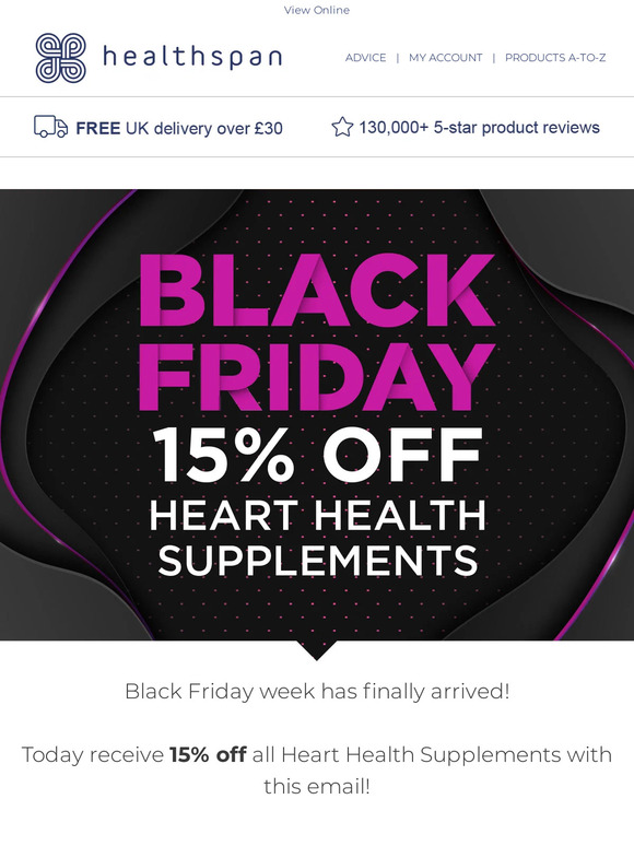 Black Friday - SAVE 15% on these Heart Health Heroes!