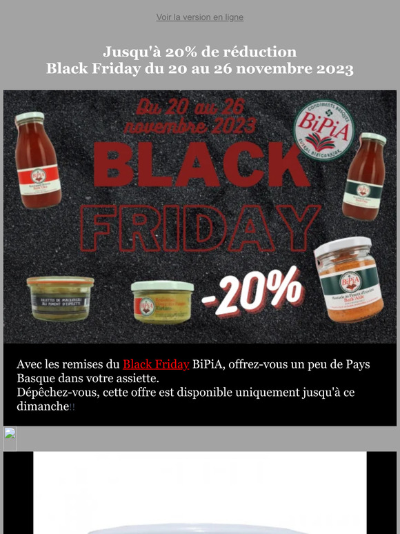 Black Friday : c'est maintenant, jusqu'à 20% de réduction