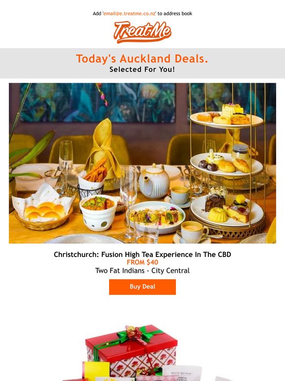 Christchurch: Fusion High Tea Experience + Tea