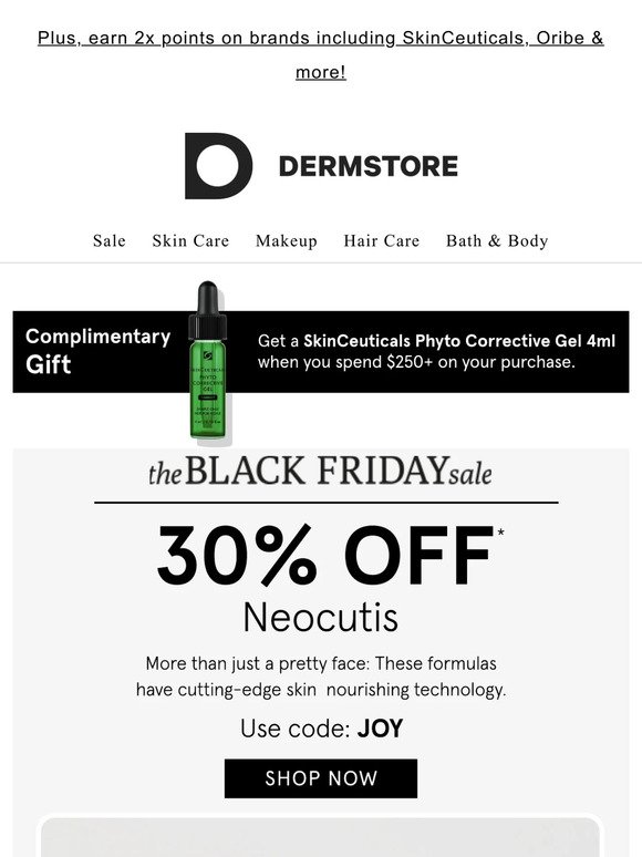 The Black Friday Sale — 30% off Neocutis' cutting-edge formulas