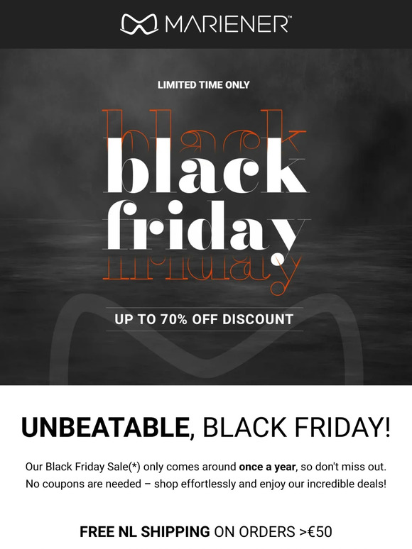 Unbeatable savings with Black Friday | up to 75% off