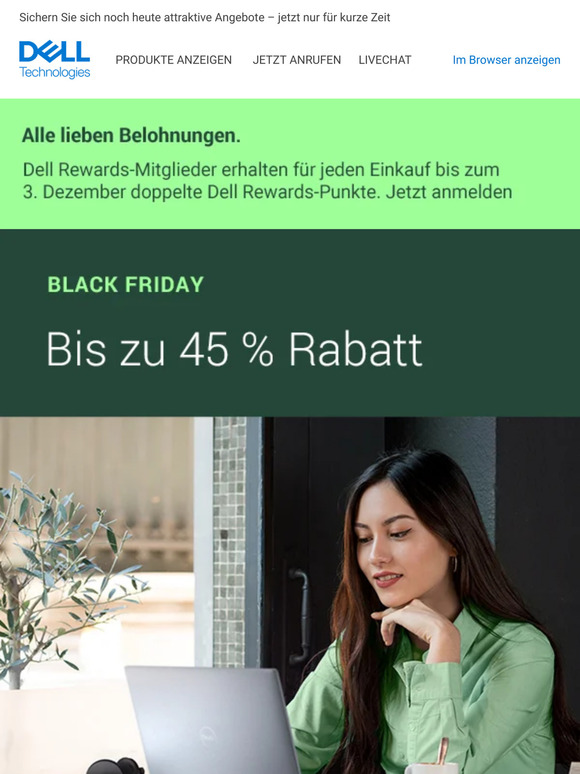 dell.gaming/alienware Unsere Black FridayAngebote mit bis zu 45 Rabatt sind jetzt verfügbar