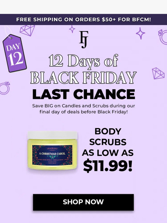 Last day to snag Pre-Black Friday Savings 🖤