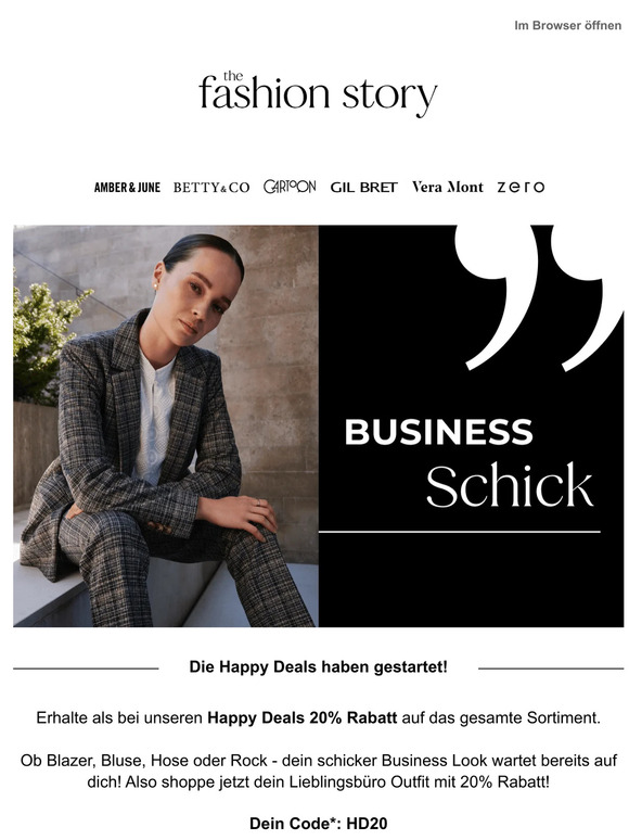Happy Deals - 20% Rabatt auf alles!
