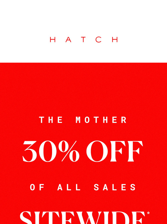 HATCH Collection UP TO 60 OFF IS STILL ON Milled