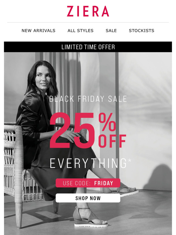 Black Friday | 25% Off Sitewide*