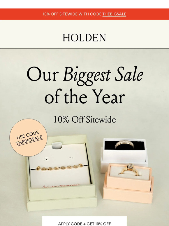 holden Email Newsletters Shop Sales, Discounts, and Coupon Codes