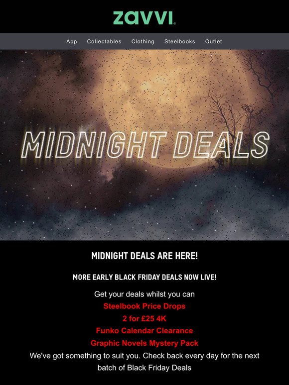Midnight Deals! More Black Friday Offers Live
