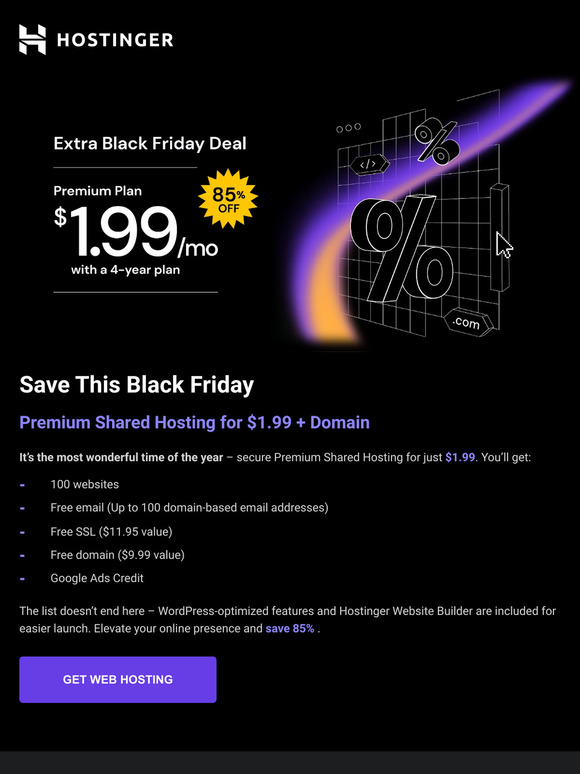 Black Friday is ON