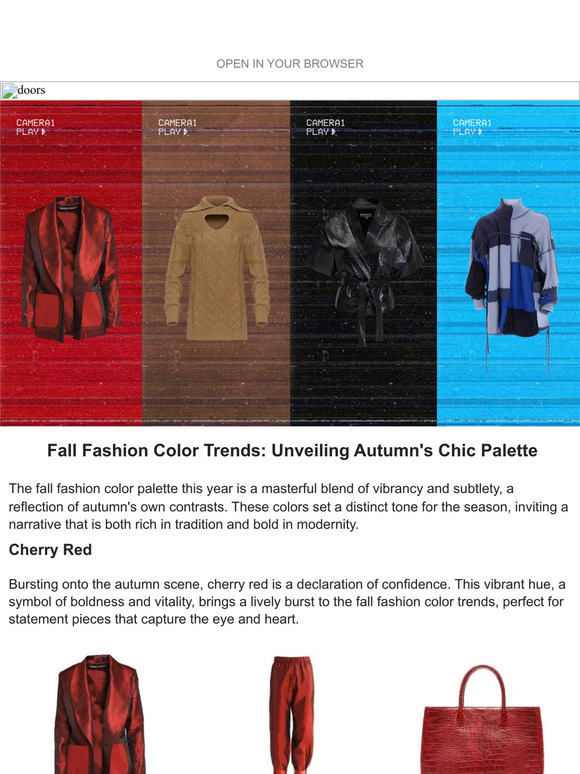 doors.: Fall Fashion Color Trends: Unveiling Autumn's Chic Palette �� 