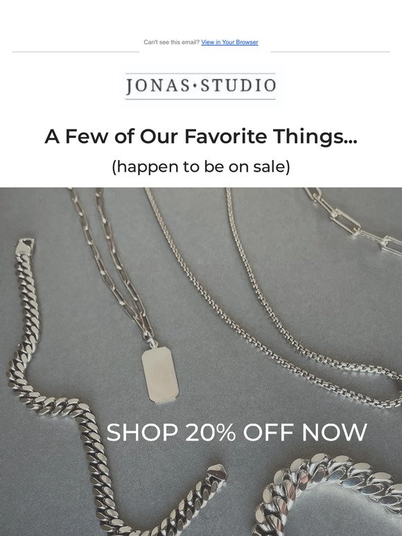 Our Favorite Things (20% Off!)