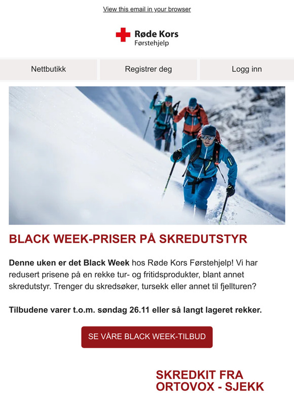 🖤⏳BLACK WEEK-priser på tur- og fritidsutstyr til fjellet!⏳🖤