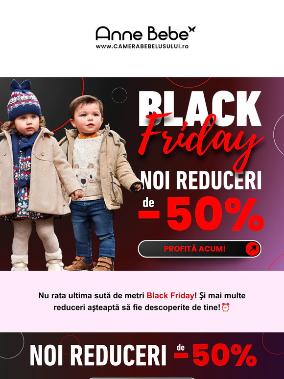 🚨Ultima sută de metri Black Friday! Descoperă noile reduceri⏰