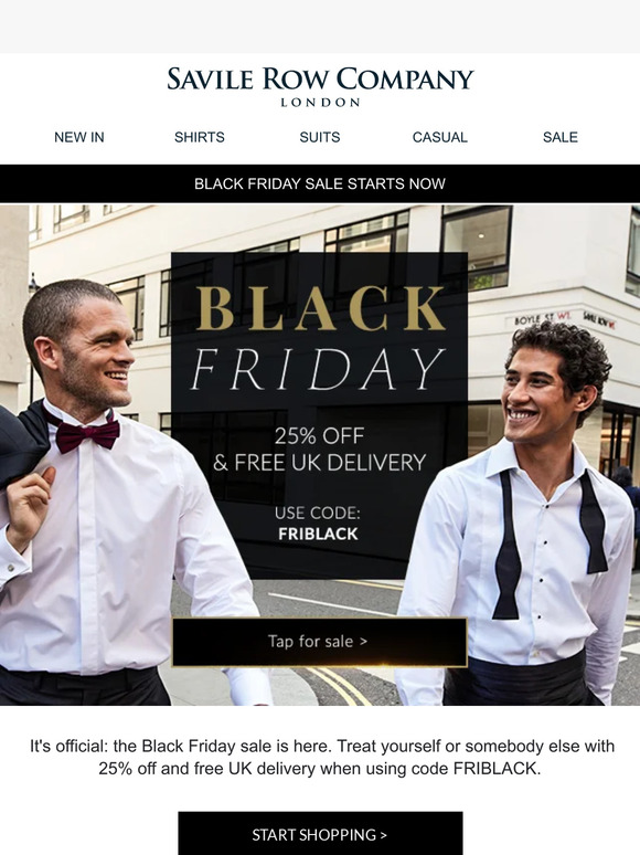 Black Friday starts NOW