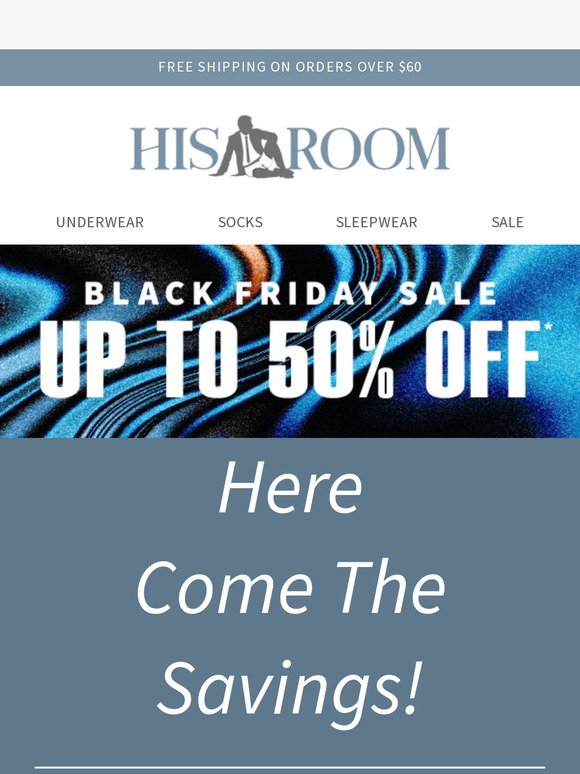 Save up to 50% off at our Black Friday Sale!