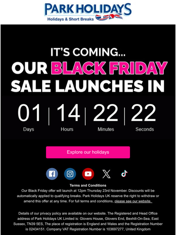 Our Black Friday Sale is coming…