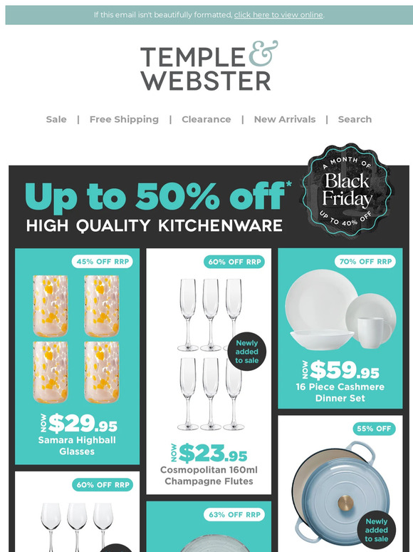 🍽️ Kitchenware sale for the savvy chef