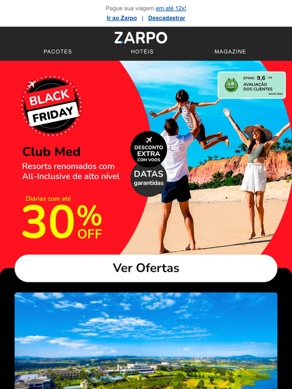 🔱 Club Med na BLACK com até 30% OFF! 🔥