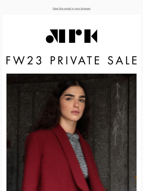 Our Fall Winter 23 Private Sale