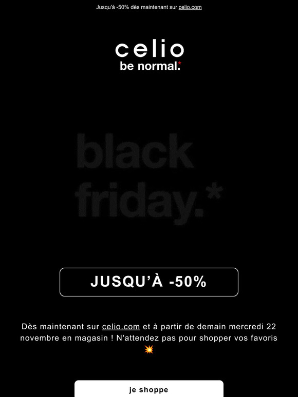 black friday 💥 avant-première en ligne !