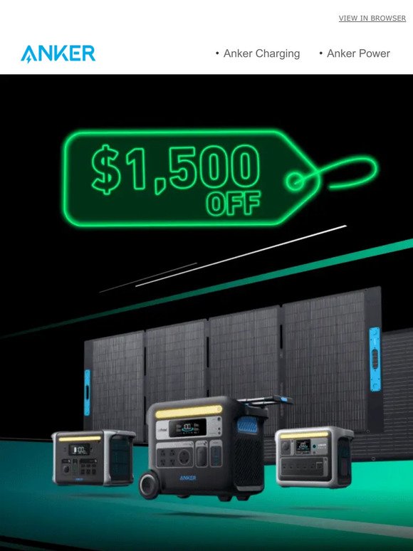 💰 Up to $1,500 Off Power Stations | Anker SOLIX