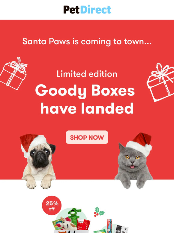Pet Direct NZ Limited Edition Goody Boxes Are Here Save 25 🎄 Milled