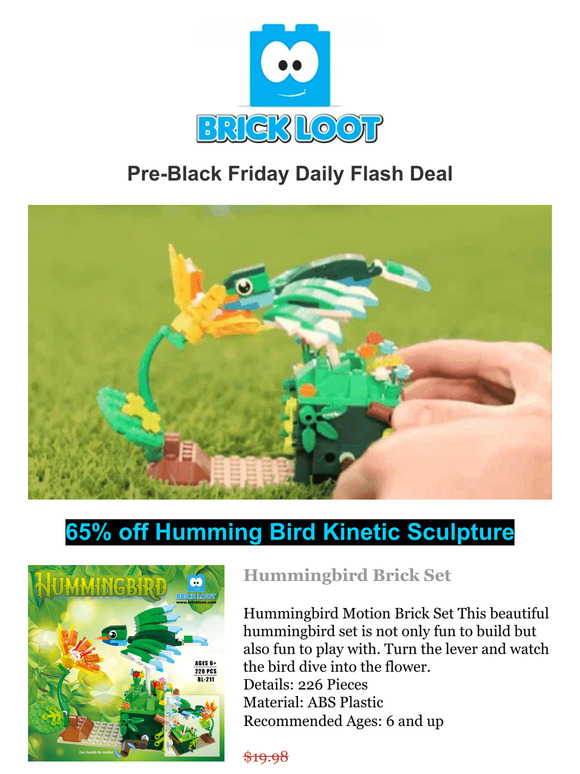 Today's Pre-Black Friday Flash Deal has dropped and it's a HUMdinger!