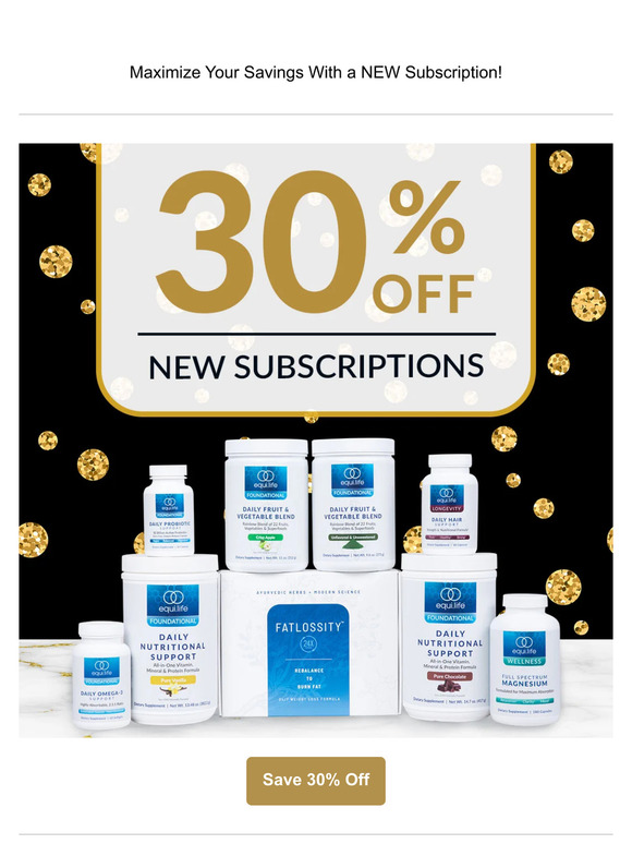 Save Time + Take 30% Off with Subscriptions!
