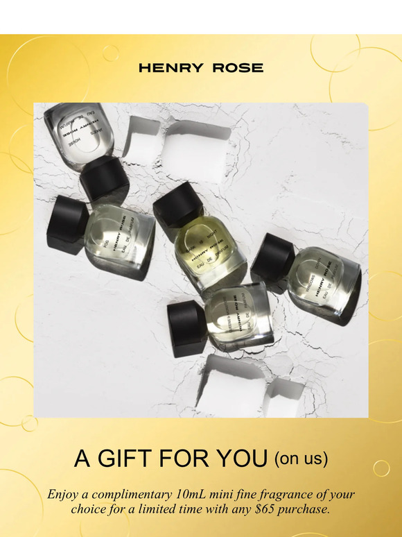 Choose a complimentary mini fragrance...