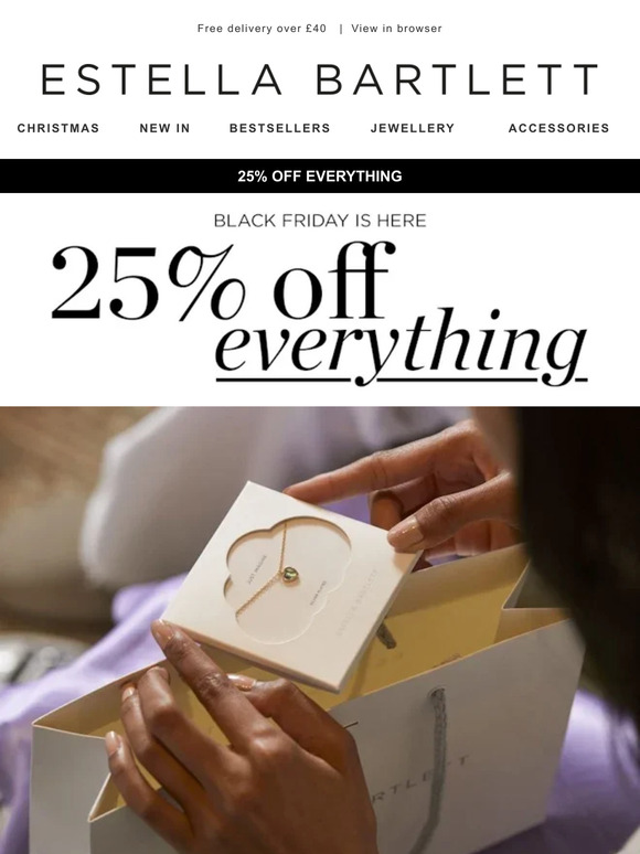 25% OFF GIFTS