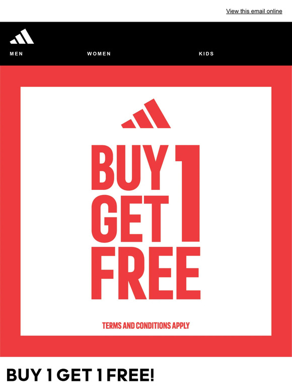 adidas: BUY ONE GET ONE FREE! | Milled