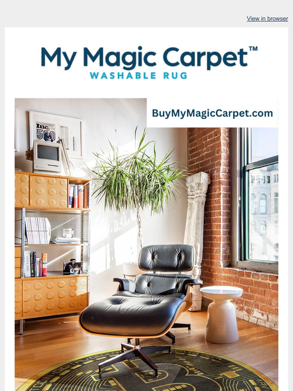 Fly to the Moon with My Magic Carpet's new Bitcoin Rug 🌘