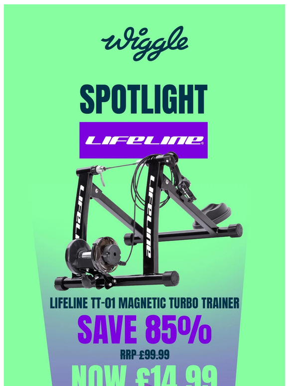Huge deal - Lifeline turbo trainer save 85%