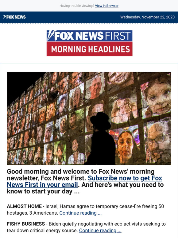 Fox News: Israel, Hamas reach hostage deal | Milled