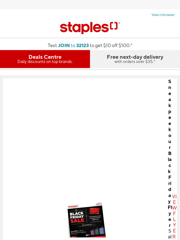 Staples Canada ⏰ Limited Time Save up to 280 on the latest with