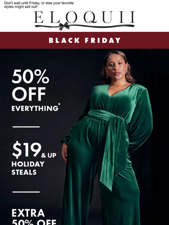 Get your shopping done early! 🛍️