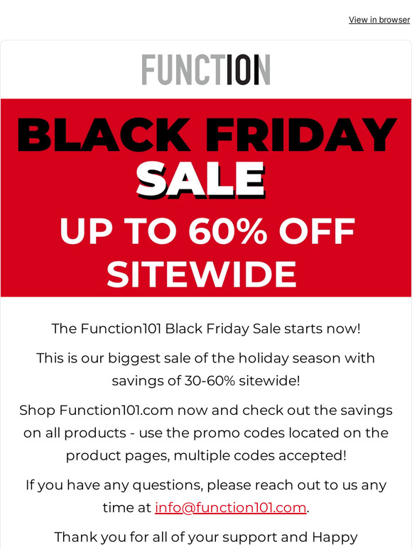 Save 30-60% sitewide with our Black Friday Sale  - Shop Now!