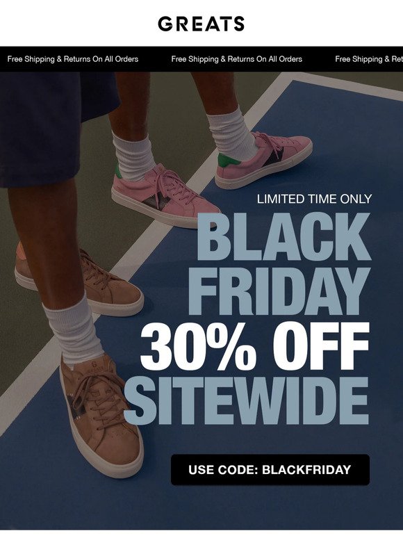 30% Off Sitewide