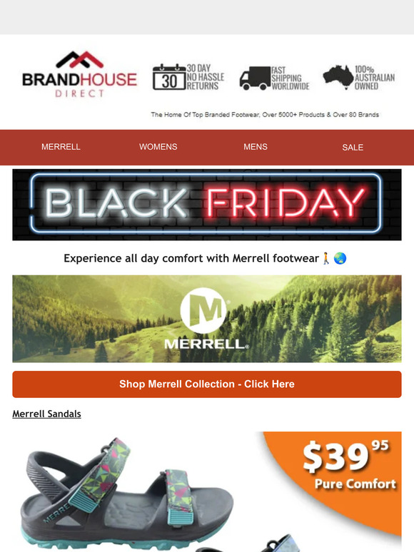 BLACK FRIDAY ◾◼️⬛ M E R R E L L ⬛◼️◾ DEALS ON NOW 🚶‍🌏