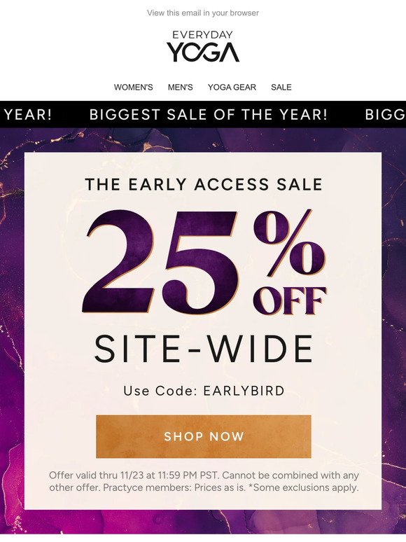 25% off Site-Wide + MORE SALE 😍