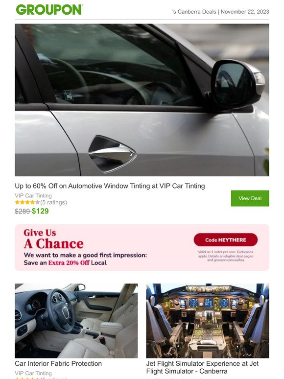 Up to 60% Off on Automotive Window Tinting at VIP Car Tinting