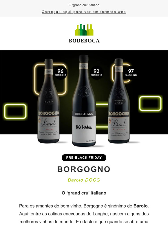 Não diga Barolo, diga Borgogno! Vinhos de uma adega lendária com até 20% de desconto