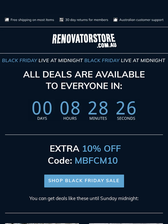 ⚫ Black Friday LIVE For Everyone At Midnight! ⚫