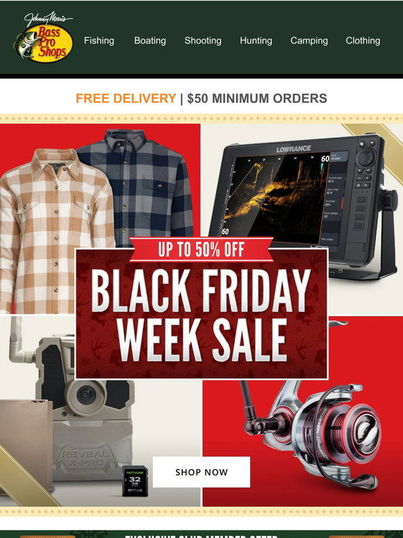 Bass Pro Shops Email Newsletters: Shop Sales, Discounts, and