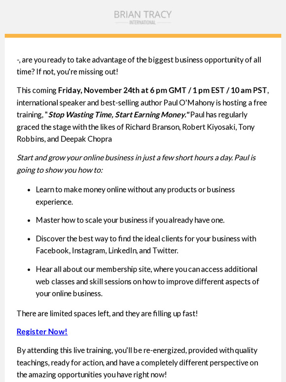Transform Your Business...