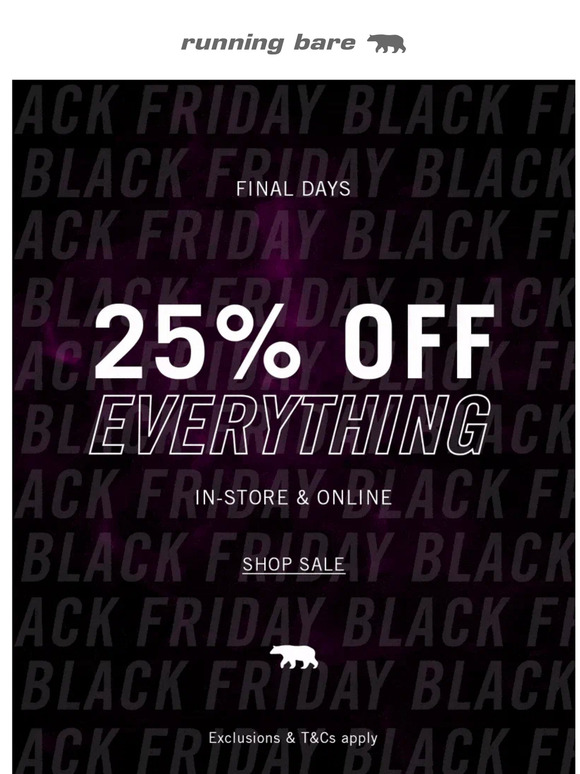 Last Call! Black Friday Sale Ending Soon!